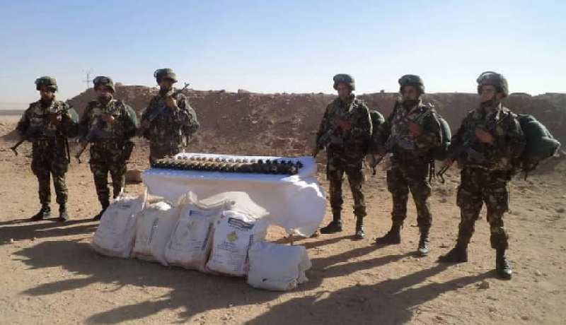 الجيش يكشف مخبأ به 20 قذيفة هاون بتينزاواتين