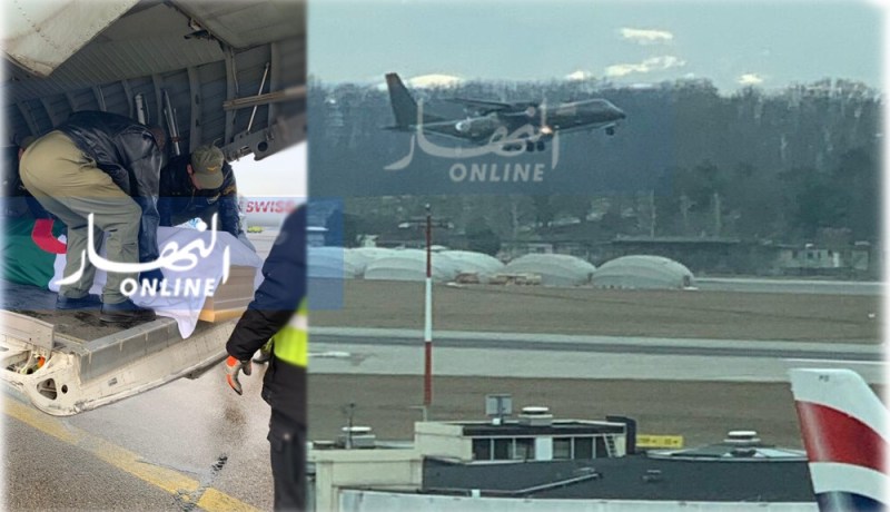 صور حصرية لمراسم نقل جثمان المرحوم عبد المالك قنايزية من مطار جنيف