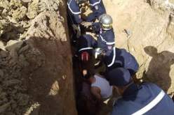 الحماية المدنية تنقذ شخص كان محصورا بالتراب داخل خندق بسيدي بلعباس