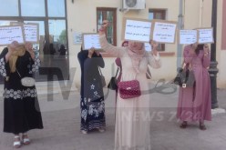 بالصور.. الأساتذة الإحتياطيون يطالبون بالإعتماد على قوائم الإحتياط وإدماجهم في العمل بالوادي