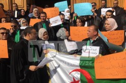 وقفة إحتجاجية للقضاة في عنابة