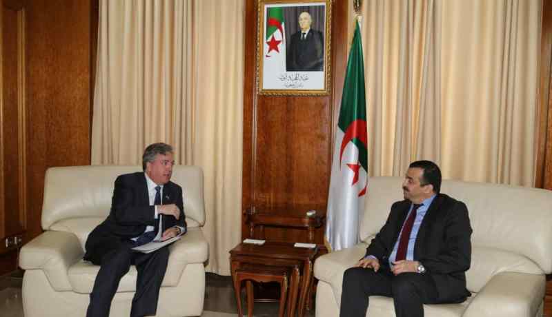 محادثات بين وزير الطاقة وسفير أمريكا بالجزائر