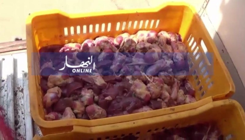 حجز 64 كلغ من أحشاء الدواجن بسيدي قادة في معسكر