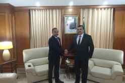 وزير الطاقة يستقبل نائب رئيس الشركة التركية “Ronesans”