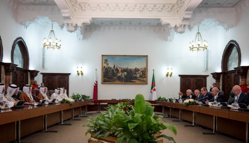 رئيس الجمهورية: توافق تام بين الجزائر وقطر حول مختلف القضايا الإقليمية والدولية