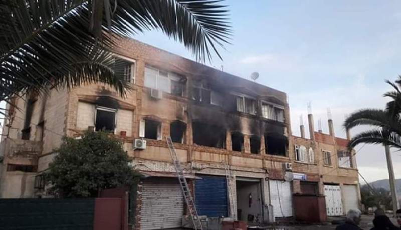 إصابة 3 قصّر في حريق منزل بالبويرة