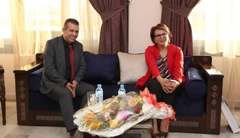 وزيرة الثقافة تستقبل المدير العام للتلفزيون الجزائري