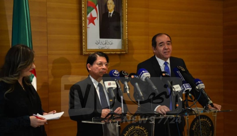 بوقادوم: توطيد العلاقات الإقتصادية محور حديثي مع نظيري النيكاراغوي