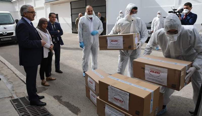 وزارة العمل ترسل قافلة تضامنية تضم مستلزمات طبية مختلفة للبليدة