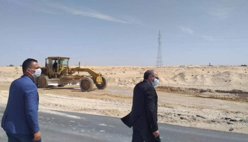 الوادي.. الوالي في زيارة تفقد لمشروع ازدواجية الطريق الوطني رقم 48