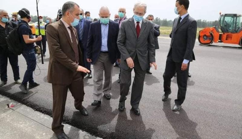 شيعلي يؤكد ضرورة تسليم مشروع تقوية المدرج الرئيسي للمطار في أقرب الآجال