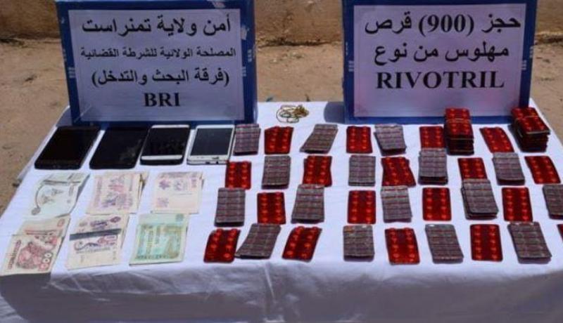 تمنراست.. تفكيك شبكة إجرامية وحجز 900 قرص مهلوس