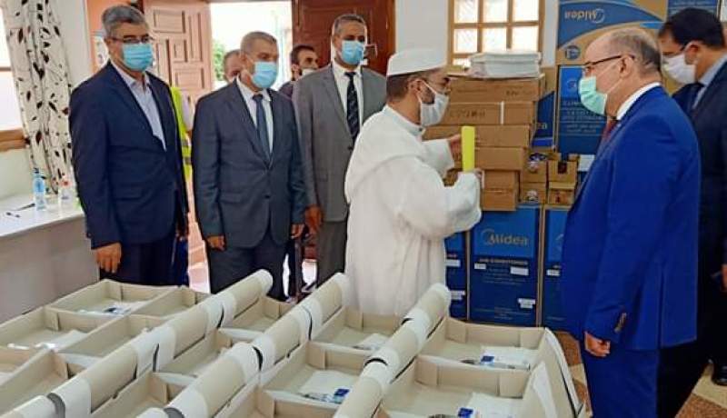 وزير الشؤون الدينية والأوقاف يتفقد مشروع توسعة دار القرآن الشيخ أحمد سحنون