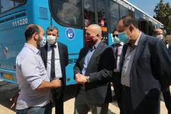 شرفة في زيارة عمل وتفقد لمشاريع قطاع النقل بالعاصمة