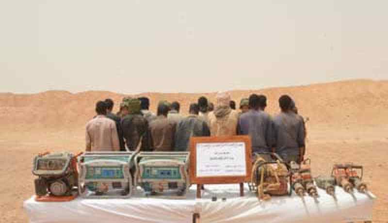 تندوف.. توقيف 14 رعية أجنبي من جنسية موريتانية