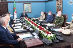 رئيس الجمهورية يترأس إجتماعا للمجلس الأعلى للأمن