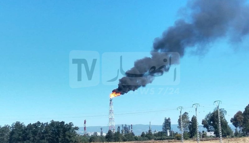 لهذا السبب إنبعث دخان أسود كثيف صبيحة اليوم من الشعلة الدائمة لمصفاة سيدي الرزين