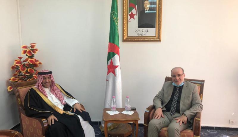بلمهدي يجري محادثات مع سفير المملكة السعودية لدى الجزائر