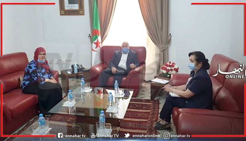 والي العاصمة يستقبل رئيسة الجمعية الوطنية لإضطراب التوحد بالجزائر