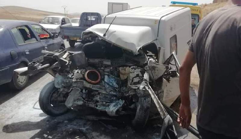 تيسمسيلت.. وفاة شخصين في حادث مرور