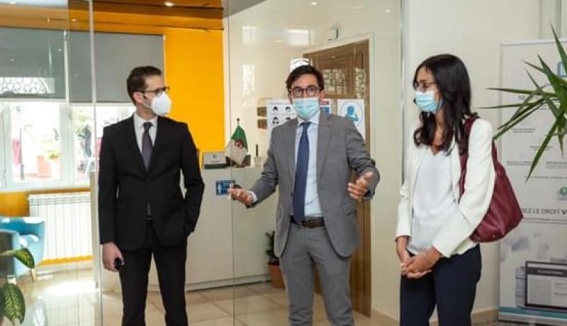 بالصور.. القنصل الإيطالي في زيارة تفقد لبعض المؤسسات الجزائرية