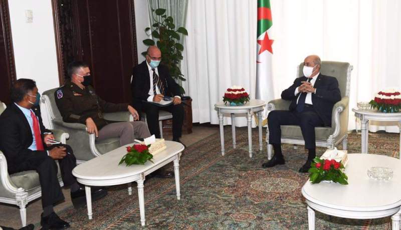 رئيس الجمهورية يستقبل قائد القوات الأمريكية لإفريقيا “أفريكوم”