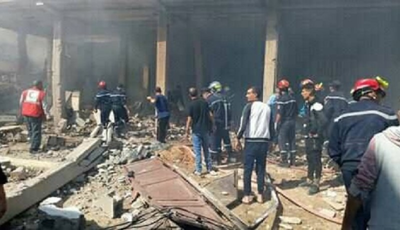 انفجار قوي للغاز في البيض يُخلف 4 قتلى ويُدمر بنايتين كليا