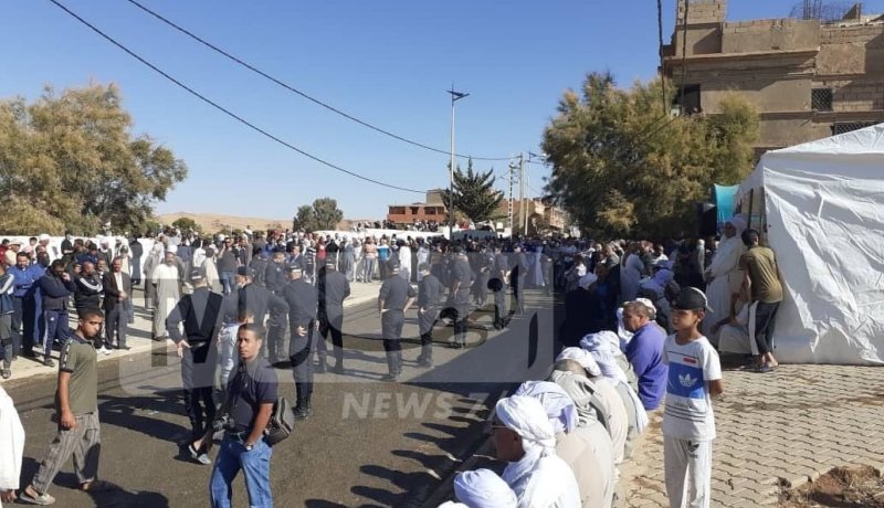 مراسم التشييع تمّت في مقبرة سيدي محمد..البيّض تودع ضحايا الانفجار في جنازة مهيبة