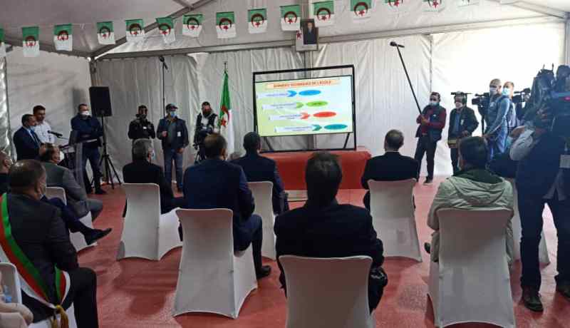 جراد يُدشن مدرسة الحرف للأشغال العمومية في الجلفة