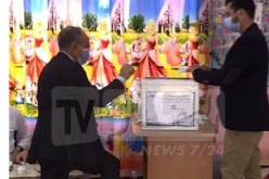 اللواء المتقاعد كحال مجدوب يؤدي واجبه الاستفتائي