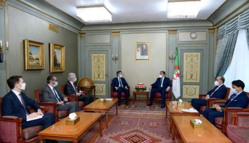 جراد يستقبل وزير الداخلية الفرنسي