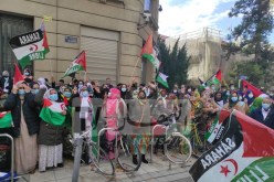 بالصور.. وقفات تضامنية في إسبانيا ضد خرق وقف إطلاق النار بالصحراء الغربية