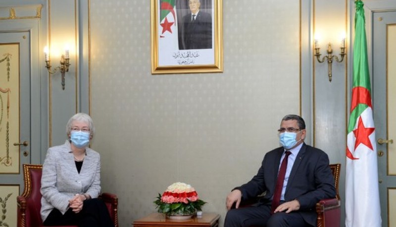 جراد يستقبل سفيرة ألمانيا بالجزائر