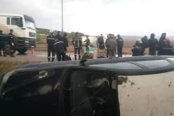 سكيكدة.. إصابة 3 أشخاص في إنحراف وإنقلاب حافلة وسيارة