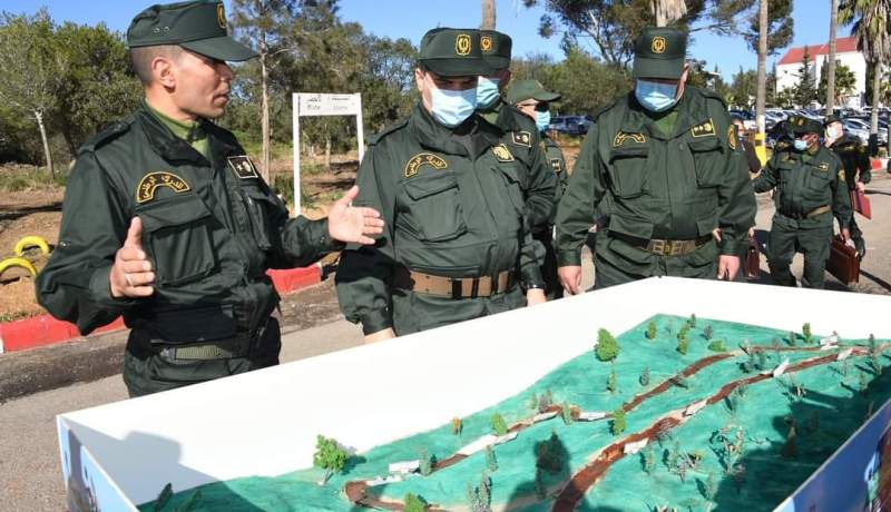 العميد قواسمية في زيارة إلى مدرسة أمن الطرقات للدرك بالعاصمة