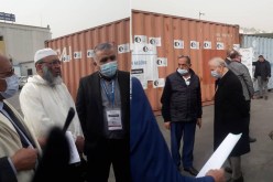 جمعية العلماء المسلمين تستلم هبة من المستلزمات الطبية من الجالية بالخارج