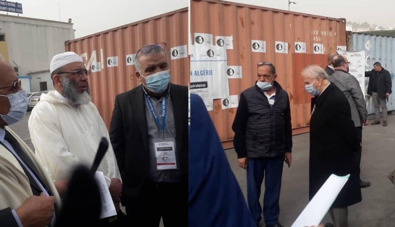 جمعية العلماء المسلمين تستلم هبة من المستلزمات الطبية من الجالية بالخارج