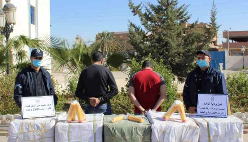 الوادي: الأمن يحجز 2880 وحدة من المفرقعات