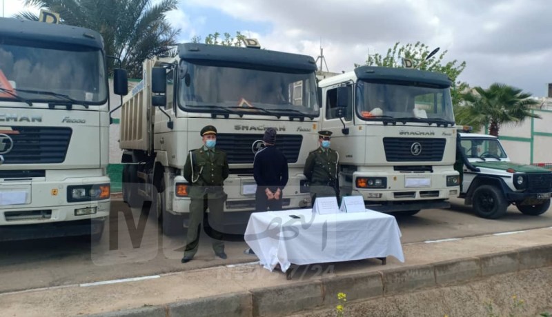 غليزان: الدرك يطيج بشبكة مختصة في سرقة شاحنات الوزن الثقيل