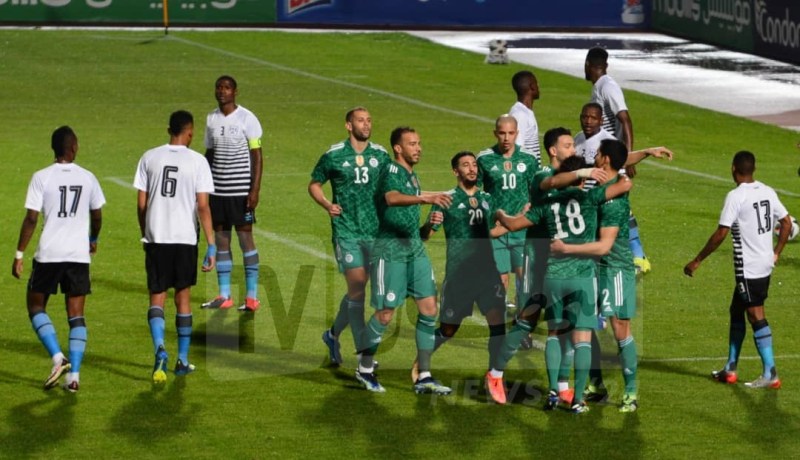 الخضر مُتفوقون في الشوط الأول ضد بوتسوانا بهدف يتيم