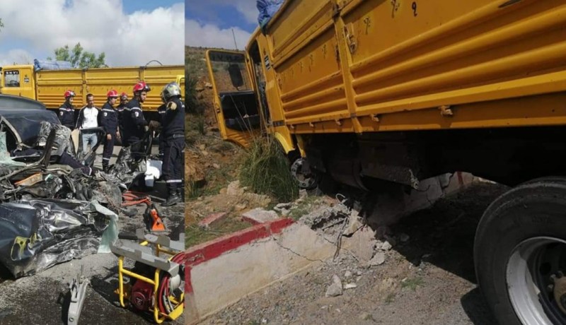 تيسمسيلت: وفاة شخص اثر اصطدام بين شاحنة وسيارة
