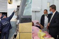 بالصور.. والي أم البواقي يزور ضحايا إنحراف حافلة نقل المسافرين ويعاين الأضرار