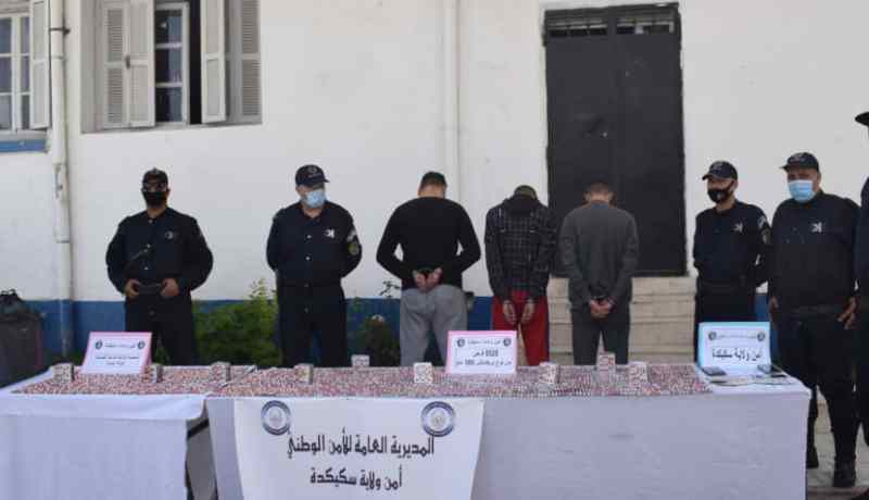سكيكدة: تفكيك شبكة إجرامية وحجز كمية معتبرة من المؤثرات العقلية