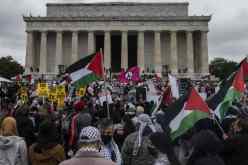 الآلاف يتظاهرون في واشنطن تأيدا للفلسطينيين
