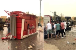 إصابة 3 أعوان للحماية المدنية في حادث مرور ببسكرة