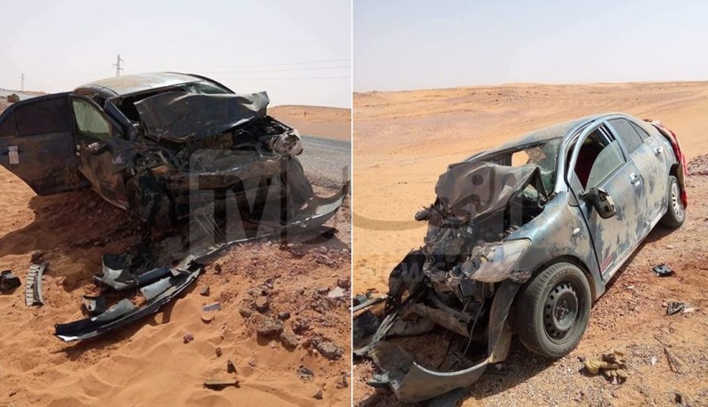 وفاة شخص وإصابة آخر في حادث مرور بإن أميناس