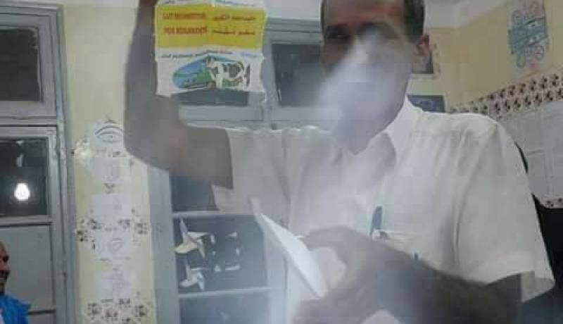 ورقة تصويت غريبة من نوعها.. حزب الشكارة تاع الحليب