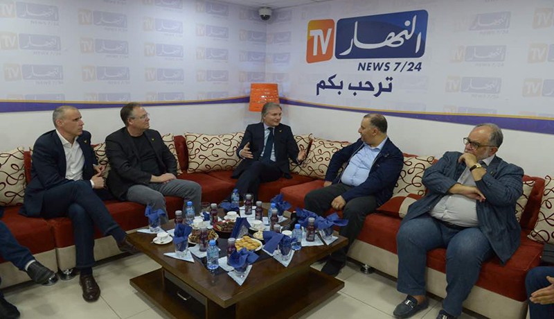 الرئيس المدير العام لمجمع فيون في زيارة إلى النهار