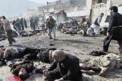 ارتفاع ضحايا الهجوم الانتحاري في مدينة بارتشنار الباكستانية إلى 21 قتيلاً