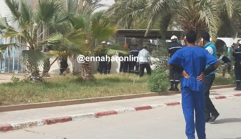 بالصور.. الأمن يوقف شاب حاول تفجير مستشفى الوادي